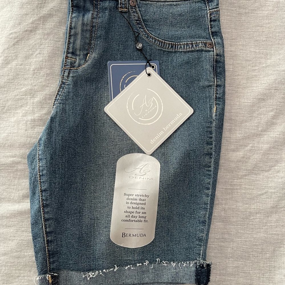 A3 Denim Bermuda Shorts